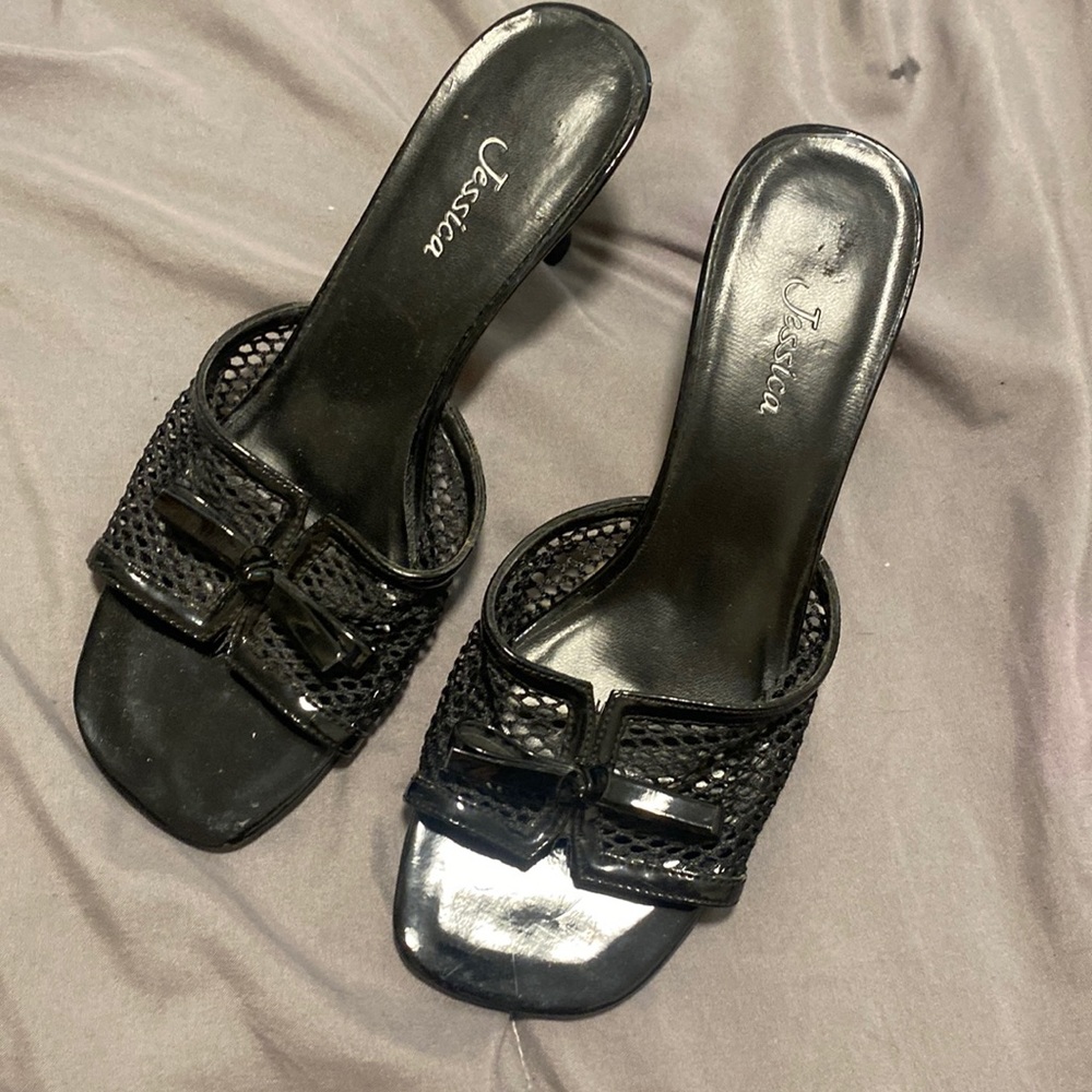Fun Short Heel Mesh Vintage Jessica
